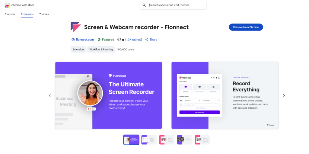 install the Flonnect PC Screen Recorder